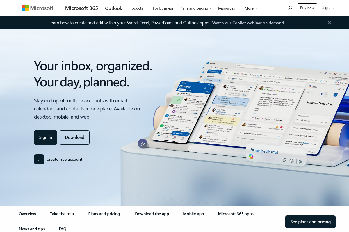 outlook.com Site Review – Safety Probe