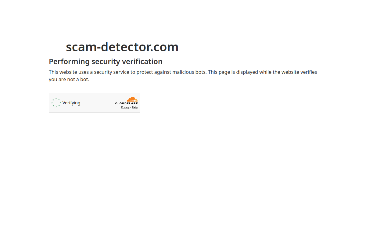 scam-detector.com Safety Hazard – Complete Review