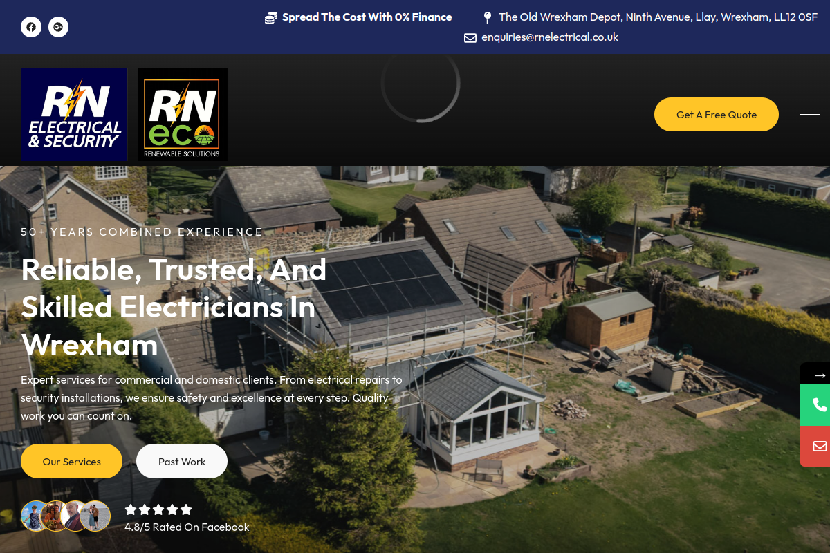 rnelectrical.co.uk screenshot 1583