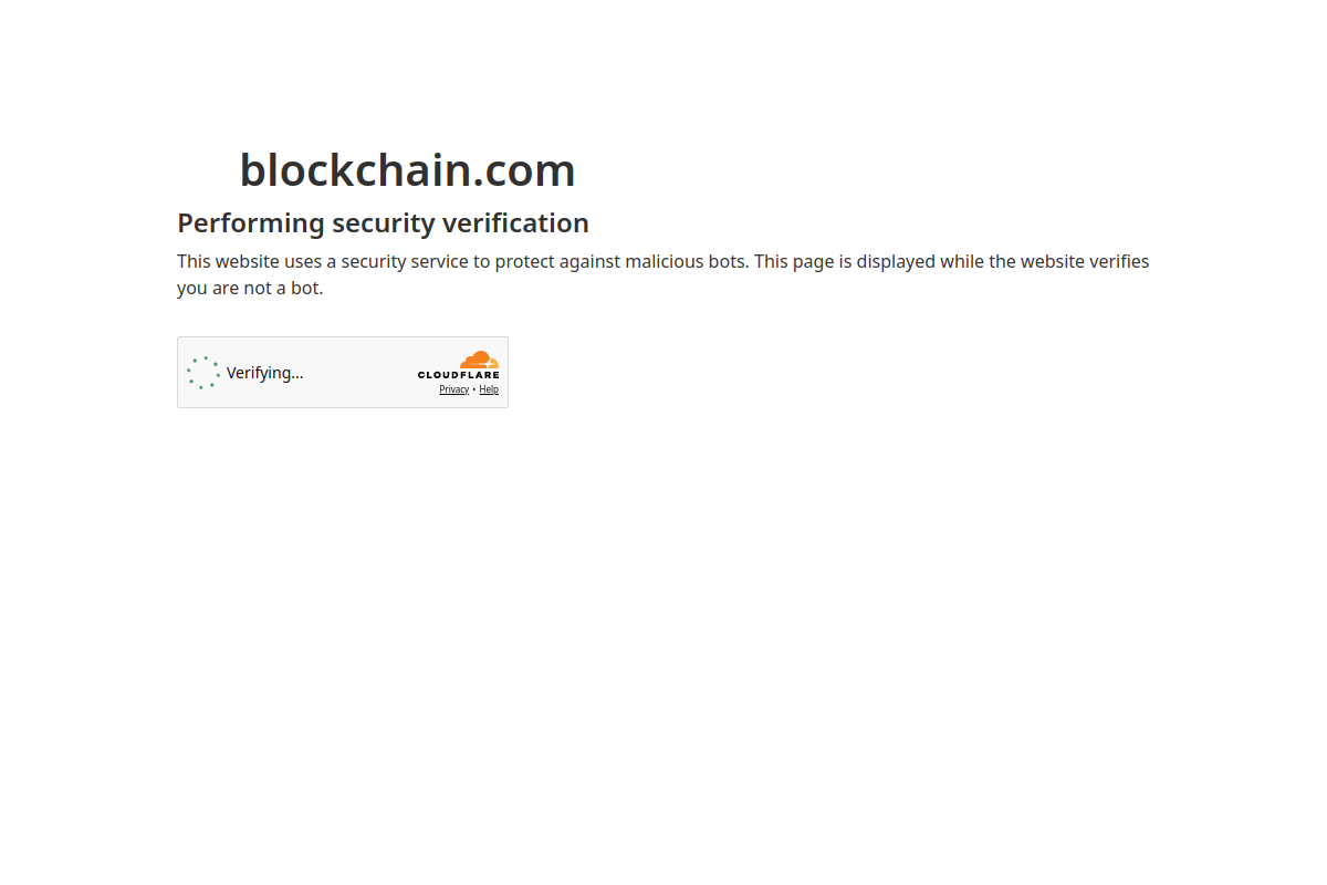 blockchain.com – Verified Safety Scan