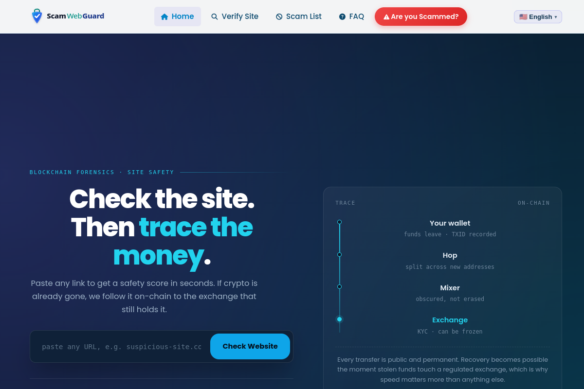 scamwebguard.com – Trust Report & Review