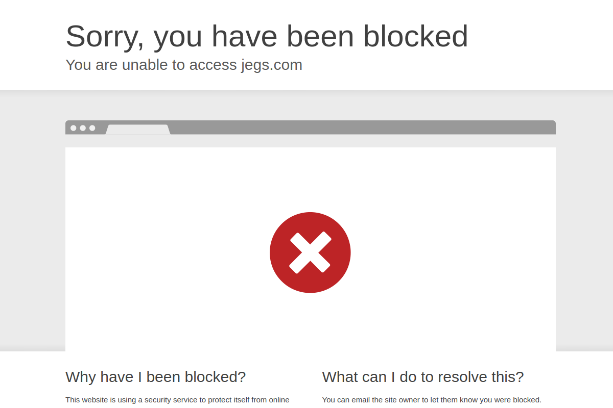 Is jegs.com Legit or a Scam? 50/100 Safety Score
