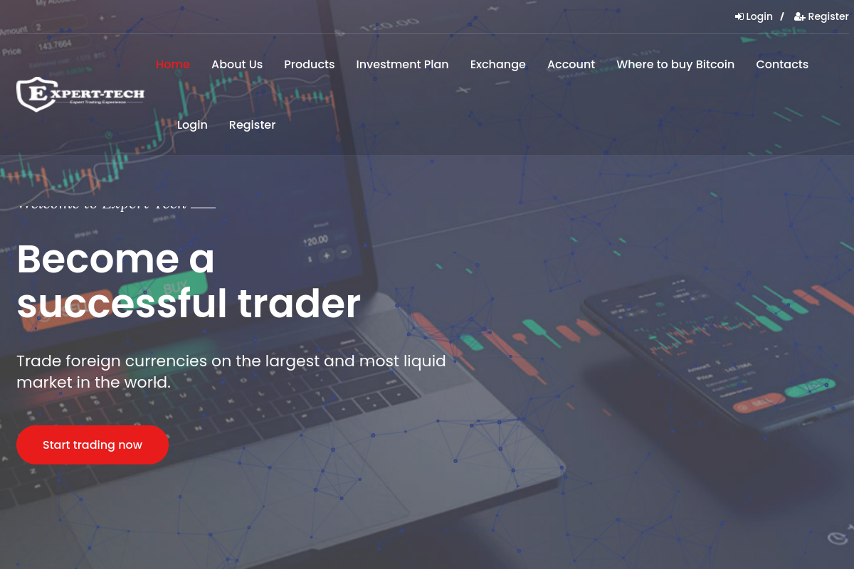 experttechinvestment.com scammed? how to withdraw