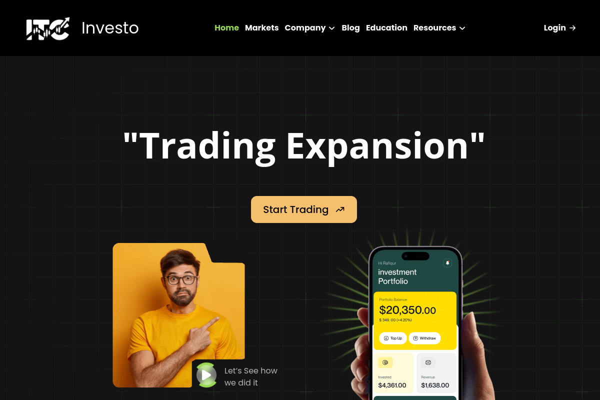 itcinvesto.technology scammed? how to withdraw