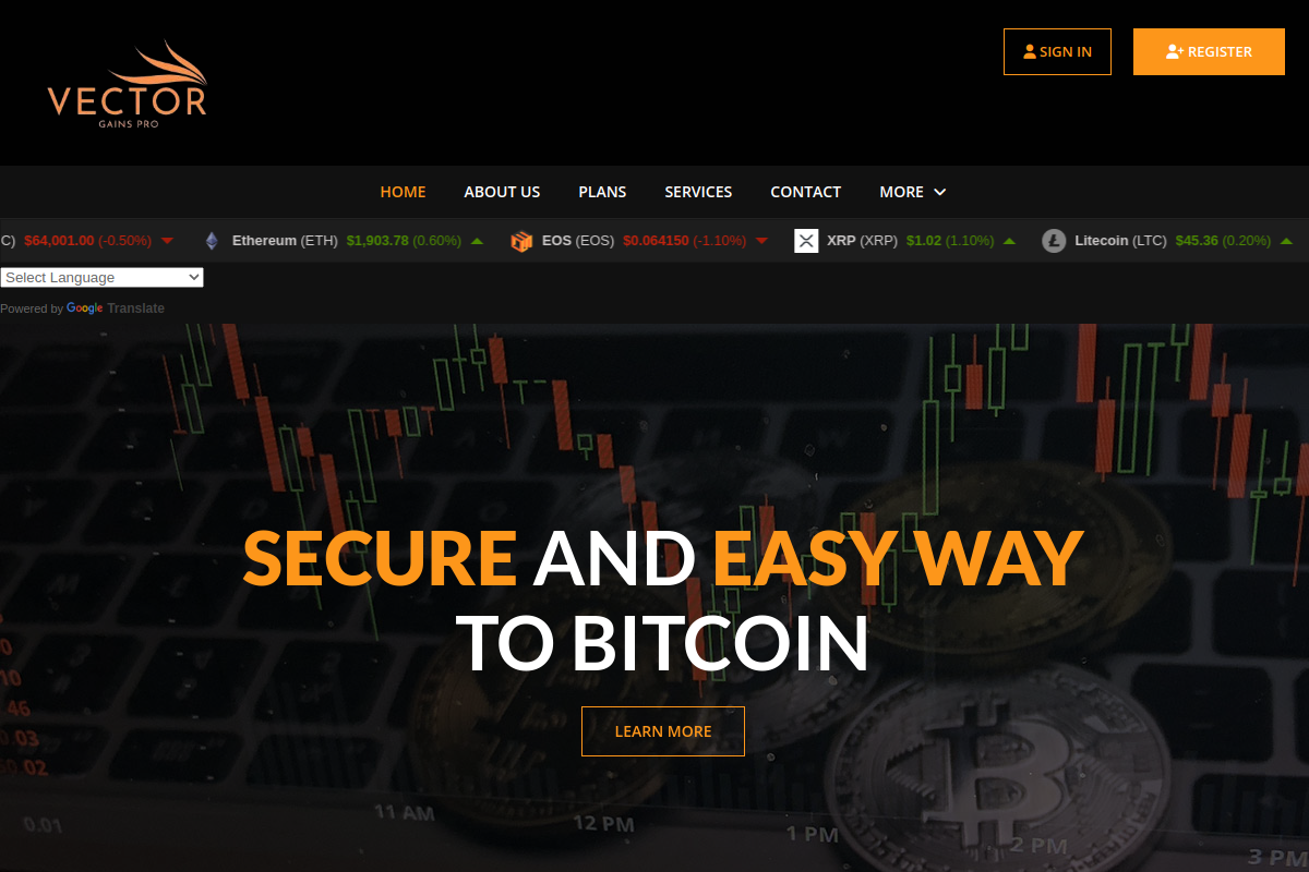 vectorgainspro.com scammed? how to withdraw screenshot 3102