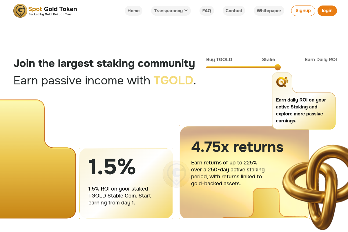 Is spotgoldtkn.com Legit or a Scam? 83/100 Safety Score screenshot 3122