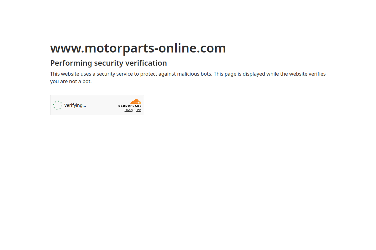 Is motorparts-online.com Legit or a Scam? 75/100 Safety Score